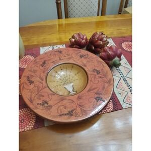 Vietri Platter 13" Round Decorative Bowl/ Wall Plate MADE IN ITALY  Handpainted